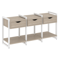 Loft Тумба на регулируемых опорах наборная. Вариант №4 VR.L-TN-4.O Тиквуд тёмный/Чёрный металл 1440×460×719 Loft Тумба на регулируемых опорах наборная. Вариант №4 VR.L-TN-4.O Тиквуд тёмный/Чёрный металл 1440×460×719