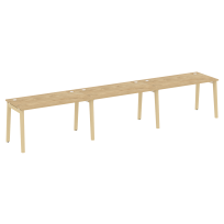 Onix Wood Рабочая станция OW.RS-3.3.7 Белый бриллиант/Дуб светлый/Белый металл 4140*720*750 Onix Wood Рабочая станция OW.RS-3.3.7 Белый бриллиант/Дуб светлый/Белый металл 4140*720*750