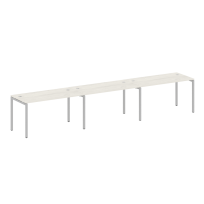 Metal System Quattro Р. ст. на 3 раб. места на П-образном м/к 40БП.СМ-3.3 Акация/Антрацит металл 4200*720*750 Metal System Quattro Р. ст. на 3 раб. места на П-образном м/к 40БП.СМ-3.3 Акация/Антрацит металл 4200*720*750