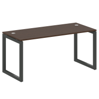 Metal System Quattro Стол офисный на О-образном м/к 50БО.СП-4 Вяз/Мокко металл 1600×720×750 Metal System Quattro Стол офисный на О-образном м/к 50БО.СП-4 Вяз/Мокко металл 1600×720×750