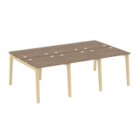 Onix Wood Рабочая станция OW.D.RS-6.0.7 Белый бриллиант/Дуб светлый/Белый металл 2340*1475*750 Onix Wood Рабочая станция OW.D.RS-6.0.7 Белый бриллиант/Дуб светлый/Белый металл 2340*1475*750
