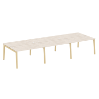 Onix Wood Рабочая станция OW.D.RS-6.3.7 Белый бриллиант/Дуб светлый/Белый металл 4140*1475*750 Onix Wood Рабочая станция OW.D.RS-6.3.7 Белый бриллиант/Дуб светлый/Белый металл 4140*1475*750