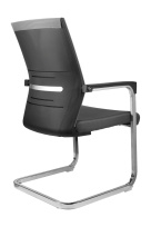 Конференц-кресло RCH D818 Серая сетка на полозьях Конференц-кресло RCH D818 Серая сетка на полозьях