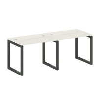 Metal System Quattro Р. ст. на 2 раб. места на О-образном м/к 50БО.СМ-2.1 Акация/Антрацит металл 2000*720*750 Metal System Quattro Р. ст. на 2 раб. места на О-образном м/к 50БО.СМ-2.1 Акация/Антрацит металл 2000*720*750