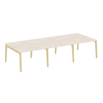 Onix Wood Рабочая станция OW.D.RS-6.2.7 Белый бриллиант/Дуб светлый/Белый металл 3540*1475*750 Onix Wood Рабочая станция OW.D.RS-6.2.7 Белый бриллиант/Дуб светлый/Белый металл 3540*1475*750