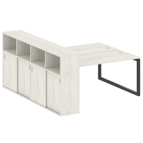 Metal System Quattro Р. ст. с шкафом-купе на О-образном м/к 50БО.РС-СШК-4.4 Т Акация/Антрацит металл 2010*2332*1098 Metal System Quattro Р. ст. с шкафом-купе на О-образном м/к 50БО.РС-СШК-4.4 Т Акация/Антрацит металл 2010*2332*1098