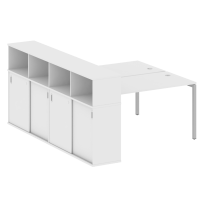 Metal System Quattro Р. ст. с шкафом-купе на П-образном м/к 40БП.РС-СШК-4.3 Т Акация/Антрацит металл 1810*2332*1098 Metal System Quattro Р. ст. с шкафом-купе на П-образном м/к 40БП.РС-СШК-4.3 Т Акация/Антрацит металл 1810*2332*1098