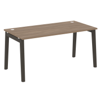 Onix Wood Стол офисный OW.SP-4.8 Дуб мали/Дуб светлый/Белый металл 1580×800×750 Onix Wood Стол офисный OW.SP-4.8 Дуб мали/Дуб светлый/Белый металл 1580×800×750