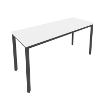 Slim Стол офисный на металлокаркасе С.СП-6.1 Белый/Антрацит металл 1580×600×750 Slim Стол офисный на металлокаркасе С.СП-6.1 Белый/Антрацит металл 1580×600×750