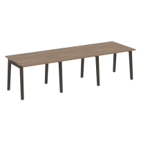 Onix Wood Стол переговорный (3 столешницы) OW.PRG-3.1 Белый бриллиант/Дуб светлый/Белый металл 2940*980*750 Onix Wood Стол переговорный (3 столешницы) OW.PRG-3.1 Белый бриллиант/Дуб светлый/Белый металл 2940*980*750