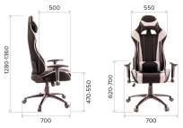 Геймерское кресло Everprof Lotus S4 Ткань Серый