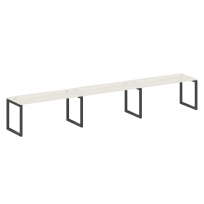 Metal System Quattro Р. ст. на 3 раб. места на О-образном м/к 50БО.СМ-3.4 Акация/Антрацит металл 4800*720*750 Metal System Quattro Р. ст. на 3 раб. места на О-образном м/к 50БО.СМ-3.4 Акация/Антрацит металл 4800*720*750