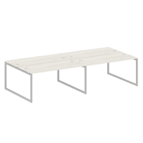 Metal System Quattro Р. ст. на 4 раб. места на О-образном м/к 40БО.СМ-4.4 Акация/Антрацит металл 3200*1475*750 Metal System Quattro Р. ст. на 4 раб. места на О-образном м/к 40БО.СМ-4.4 Акация/Антрацит металл 3200*1475*750