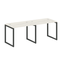 Metal System Quattro Р. ст. на 2 раб. места на О-образном м/к 40БО.СМ-2.1 Акация/Антрацит металл 2000*720*750 Metal System Quattro Р. ст. на 2 раб. места на О-образном м/к 40БО.СМ-2.1 Акация/Антрацит металл 2000*720*750