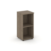 Стеллаж низкий узкий Style Project / SN.STU.E-300 Белый – Тиквуд Светлый / 400×400×833 Стеллаж низкий узкий Style Project / SN.STU.E-300 Белый – Тиквуд Светлый / 400×400×833