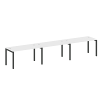 Metal System Quattro Р. ст. на 3 раб. места на П-образном м/к 50БП.СМ-3.3 Акация/Антрацит металл 4200*720*750 Metal System Quattro Р. ст. на 3 раб. места на П-образном м/к 50БП.СМ-3.3 Акация/Антрацит металл 4200*720*750