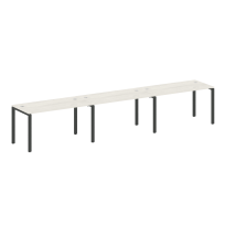 Metal System Р. ст. на 3 раб. места на П-образном м/к БП.СМ-3.3 Акация/Антрацит металл 4200*720*750 Metal System Р. ст. на 3 раб. места на П-образном м/к БП.СМ-3.3 Акация/Антрацит металл 4200*720*750