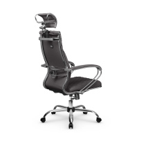 Кресло для руководителя Метта L 2c 44C/K_17833_Кожа перфорированная NewLeather - Черный_Кожа перфорированная NewLeather - Черный Кресло для руководителя Метта L 2c 44C/K_17833_Кожа перфорированная NewLeather - Черный_Кожа перфорированная NewLeather - Черный