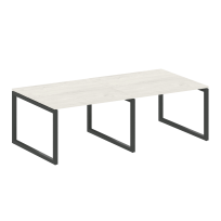 Metal System Quattro Перег. стол (2 столешницы) на О-образном м/к 50БО.ПРГ-2.2 Акация/Антрацит металл 2400*1235*750 Metal System Quattro Перег. стол (2 столешницы) на О-образном м/к 50БО.ПРГ-2.2 Акация/Антрацит металл 2400*1235*750