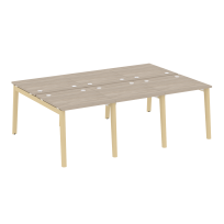 Onix Wood Рабочая станция OW.D.RS-6.0.8 Белый бриллиант/Дуб светлый/Белый металл 2340*1635*750 Onix Wood Рабочая станция OW.D.RS-6.0.8 Белый бриллиант/Дуб светлый/Белый металл 2340*1635*750