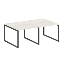 Metal System Quattro Перег. стол (2 столешницы) на О-образном м/к 40БО.ПРГ-2.1 Акация/Антрацит металл 2000*1235*750 Metal System Quattro Перег. стол (2 столешницы) на О-образном м/к 40БО.ПРГ-2.1 Акация/Антрацит металл 2000*1235*750