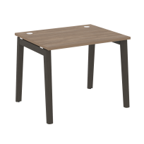 Onix Wood Стол офисный OW.SP-1.8 Дуб мали/Дуб светлый/Белый металл 980×800×750 Onix Wood Стол офисный OW.SP-1.8 Дуб мали/Дуб светлый/Белый металл 980×800×750
