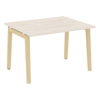 Onix Wood Стол переговорный (1 столешница) OW.PRG-1.2 Белый бриллиант/Дуб светлый/Белый металл 1180*980*750 Onix Wood Стол переговорный (1 столешница) OW.PRG-1.2 Белый бриллиант/Дуб светлый/Белый металл 1180*980*750