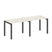Metal System Quattro Р. ст. на 2 раб. места на П-образном м/к 50БП.СМ-2.1 Акация/Антрацит металл 2000*720*750 Metal System Quattro Р. ст. на 2 раб. места на П-образном м/к 50БП.СМ-2.1 Акация/Антрацит металл 2000*720*750