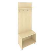 Light Вешалка с багажницей С-ВБ-80 Клён 800x400x2050