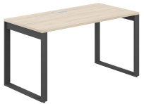 Стол офисный с лючком Allegro / 1400×600×750 / Профиль О-образный: 70×20 Белый / Столешница: Белый / AG.102.WH.L.72.WH Стол офисный с лючком Allegro / 1400×600×750 / Профиль О-образный: 70×20 Белый / Столешница: Белый / AG.102.WH.L.72.WH