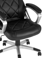Кресло игровое TopChairs Continental черное Кресло игровое TopChairs Continental черное
