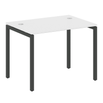 Metal System Quattro Стол офисный на П-образном м/к 40БП.СП-1 Вяз/Мокко металл 1000×720×750 Metal System Quattro Стол офисный на П-образном м/к 40БП.СП-1 Вяз/Мокко металл 1000×720×750