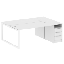 Metal System Quattro Р. ст. с тумбой на О-образном м/к 50БО.РС-СТП-2.4 Акация/Антрацит металл 2012*1475*750 Metal System Quattro Р. ст. с тумбой на О-образном м/к 50БО.РС-СТП-2.4 Акация/Антрацит металл 2012*1475*750