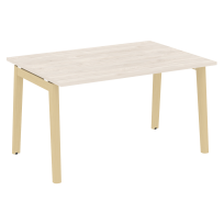 Onix Wood Стол переговорный (1 столешница) OW.PRG-1.3 Белый бриллиант/Дуб светлый/Белый металл 1380*980*750 Onix Wood Стол переговорный (1 столешница) OW.PRG-1.3 Белый бриллиант/Дуб светлый/Белый металл 1380*980*750