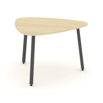 Стол для переговоров Style Project SN-4.SPRG-71.3 Акация Лорка/Металл Черный 1200×1200×750