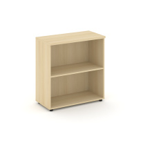 Стеллаж низкий широкий Style Project / SN.STS.E-300 Белый – Тиквуд Светлый / 796×400×833