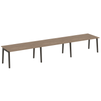 Onix Wood Стол переговорный (3 столешницы) OW.PRG-3.4 Белый бриллиант/Дуб светлый/Белый металл 4740*980*750 Onix Wood Стол переговорный (3 столешницы) OW.PRG-3.4 Белый бриллиант/Дуб светлый/Белый металл 4740*980*750
