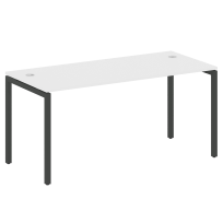Metal System Quattro Стол офисный на П-образном м/к 40БП.СП-4 Вяз/Мокко металл 1600×720×750 Metal System Quattro Стол офисный на П-образном м/к 40БП.СП-4 Вяз/Мокко металл 1600×720×750