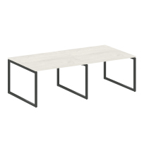 Metal System Quattro Перег. стол (2 столешницы) на О-образном м/к 40БО.ПРГ-2.2 Акация/Антрацит металл 2400*1235*750 Metal System Quattro Перег. стол (2 столешницы) на О-образном м/к 40БО.ПРГ-2.2 Акация/Антрацит металл 2400*1235*750