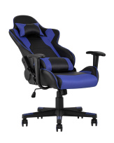 Кресло игровое TopChairs Diablo синее Кресло игровое TopChairs Diablo синее