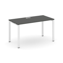 Стол офисный Style Project SN-6P.SP-022 / Дуб Табак – Металл Белый / 1180×800×750