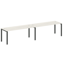 Metal System Р. ст. на 2 раб. места на П-образном м/к БП.СМ-2.5 Акация/Антрацит металл 3600*720*750 Metal System Р. ст. на 2 раб. места на П-образном м/к БП.СМ-2.5 Акация/Антрацит металл 3600*720*750