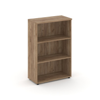 Стеллаж средний широкий Style Project / SN.STS.E-200 Белый – Тиквуд Светлый / 796×400×1203 Стеллаж средний широкий Style Project / SN.STS.E-200 Белый – Тиквуд Светлый / 796×400×1203