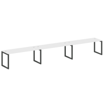 Metal System Quattro Р. ст. на 3 раб. места на О-образном м/к 50БО.СМ-3.5 Акация/Антрацит металл 5400*720*750 Metal System Quattro Р. ст. на 3 раб. места на О-образном м/к 50БО.СМ-3.5 Акация/Антрацит металл 5400*720*750