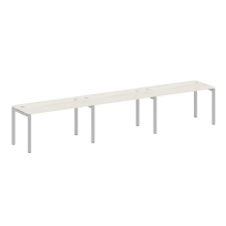 Metal System Quattro Р. ст. на 3 раб. места на П-образном м/к 50БП.СМ-3.3 Акация/Антрацит металл 4200*720*750 Metal System Quattro Р. ст. на 3 раб. места на П-образном м/к 50БП.СМ-3.3 Акация/Антрацит металл 4200*720*750