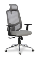 Кресло для руководителя College HLC-1500HLX/GREY Спинка - сетка Серый / Сиденье - полиэстер Серый Кресло для руководителя College HLC-1500HLX/GREY Спинка - сетка Серый / Сиденье - полиэстер Серый