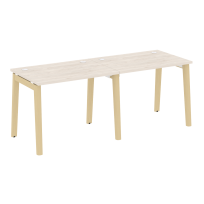 Onix Wood Рабочая станция OW.RS-2.1.7 Белый бриллиант/Дуб светлый/Белый металл 1960*720*750 Onix Wood Рабочая станция OW.RS-2.1.7 Белый бриллиант/Дуб светлый/Белый металл 1960*720*750