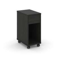 Kodex Тумба мобильная KD.TM Суар тёмный 300x450x650 Kodex Тумба мобильная KD.TM Суар тёмный 300x450x650
