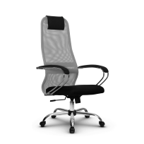 Кресло для руководителя Metta SU-BK-8 (SU-BK131-8) CH / Светло-серый – Светло-серый Кресло для руководителя Metta SU-BK-8 (SU-BK131-8) CH / Светло-серый – Светло-серый