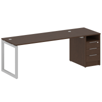Metal System Quattro Р. ст. с тумбой на О-образном м/к 50БО.РС-СТП-1.5 Акация/Антрацит металл 2212*720*750 Metal System Quattro Р. ст. с тумбой на О-образном м/к 50БО.РС-СТП-1.5 Акация/Антрацит металл 2212*720*750